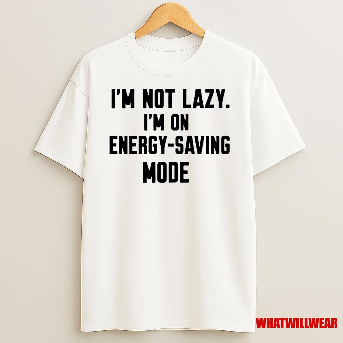 Im Not Lazy Im On Energy Saving Mode Ornaments Shirts