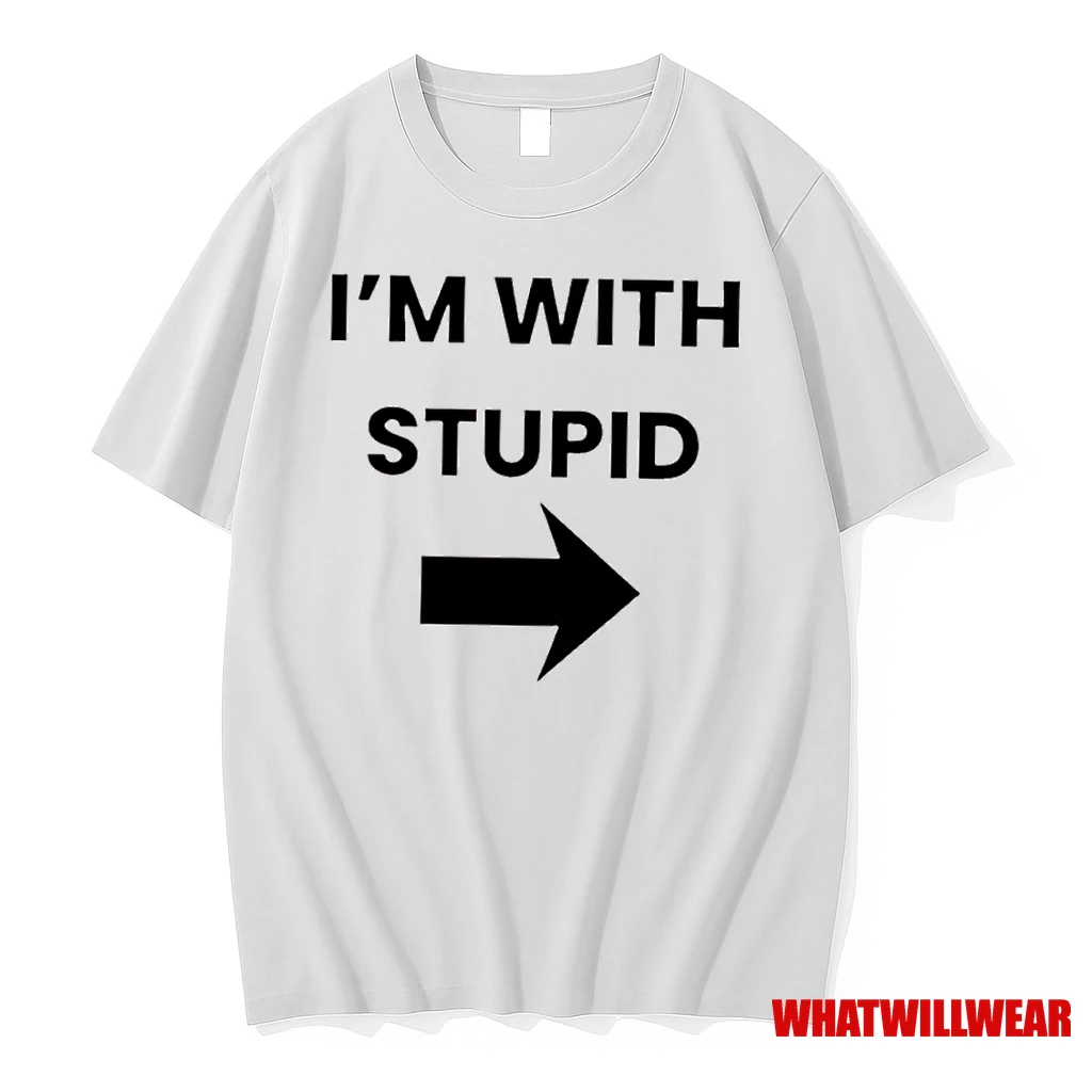 Im With Stupid Large Arrow Pointing To The Right Shirts