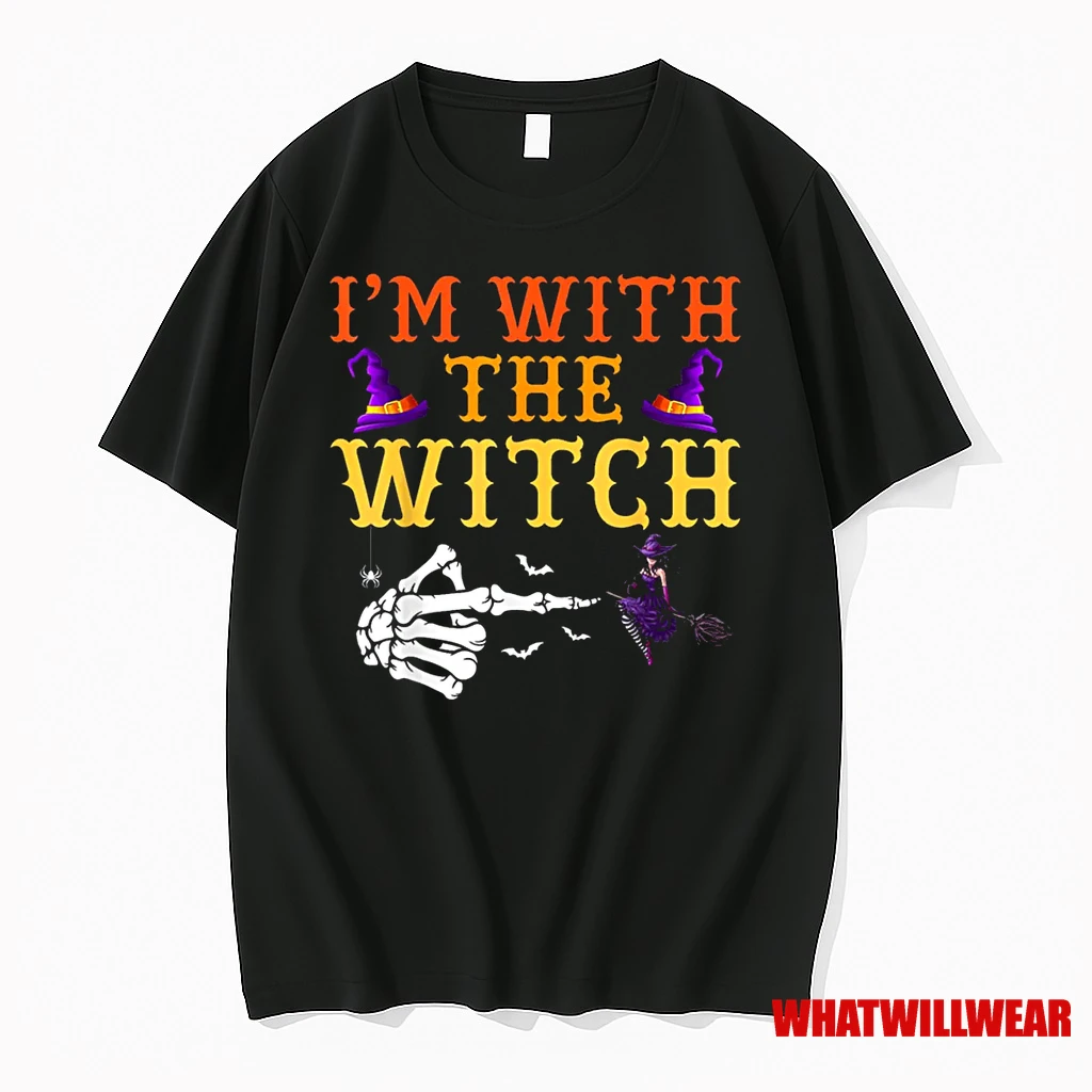 Im With The Witch Couple Costume Halloween Shirts