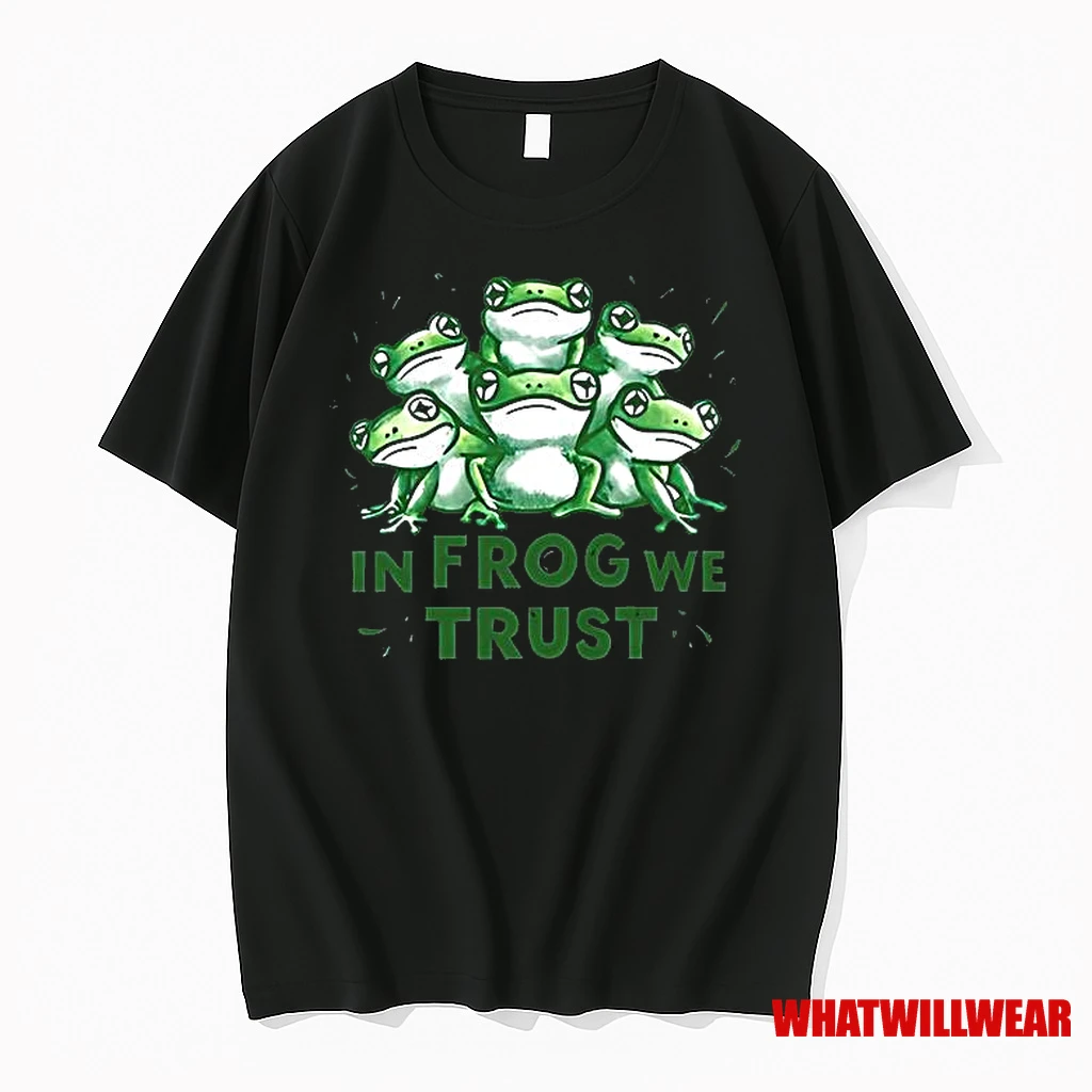 In Frog We Trust Cute Shirts