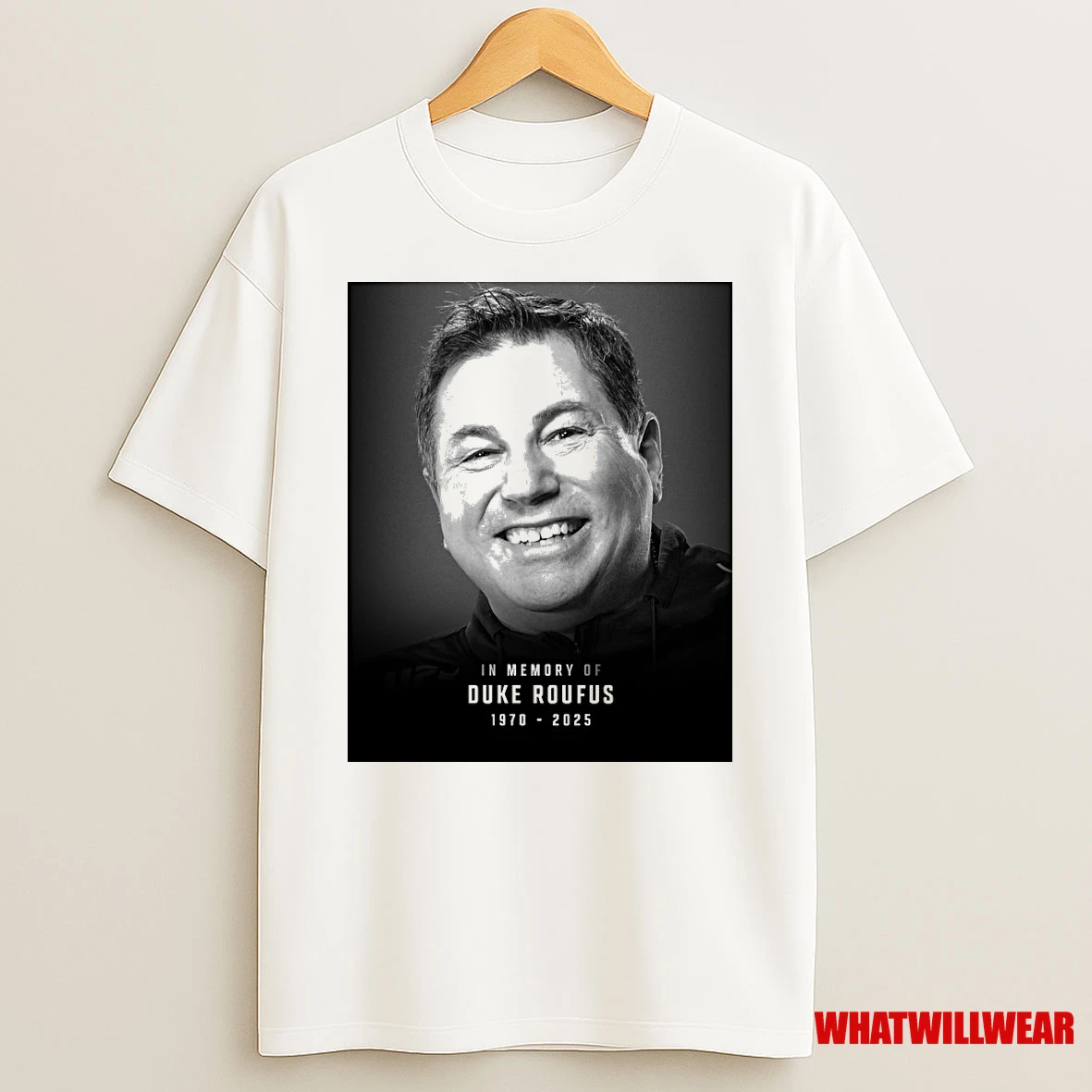 In Memory Of Duke Roufus 1970 2025 Ufc Shirts
