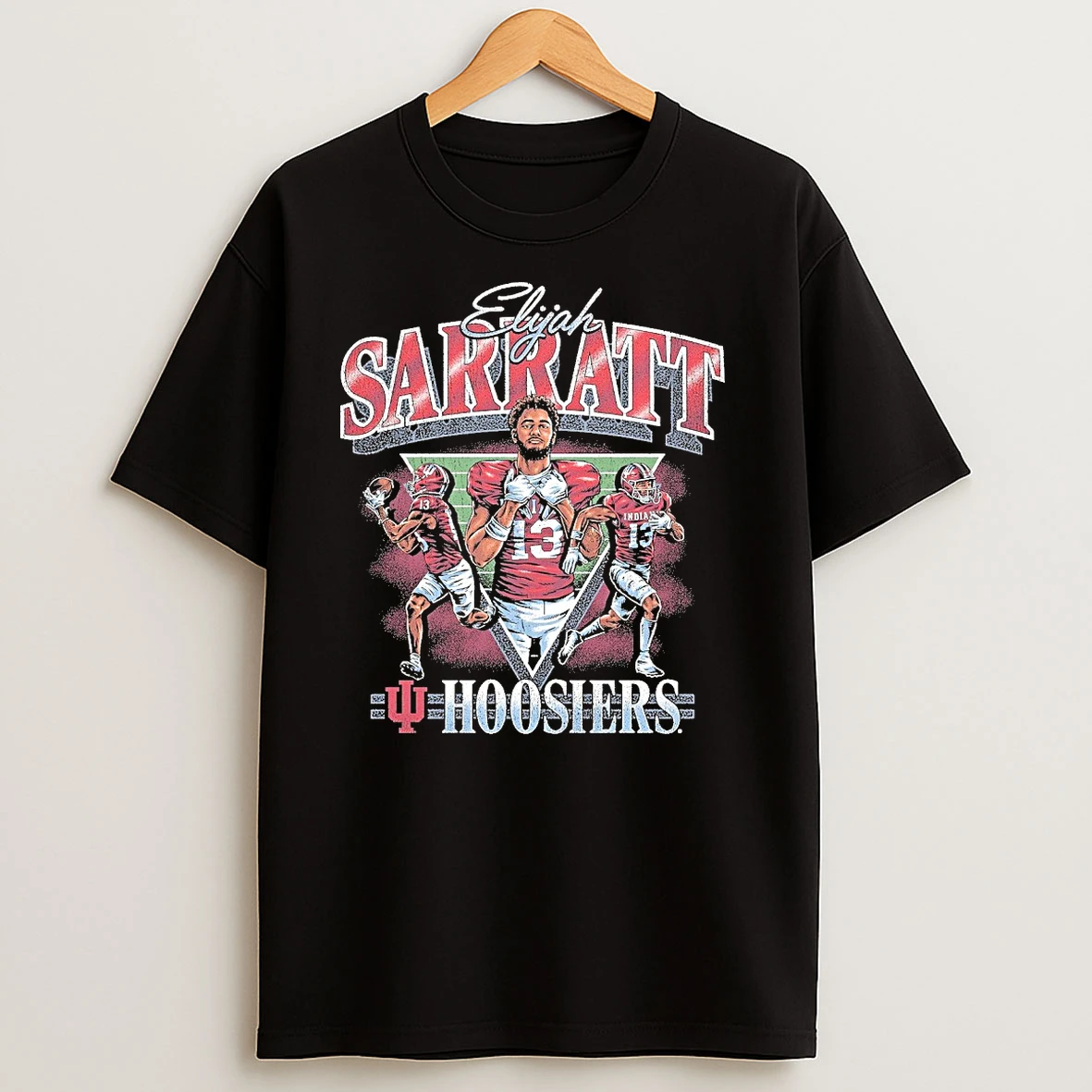Indiana Hoosiers 13 Elijah Sarratt T Shirts