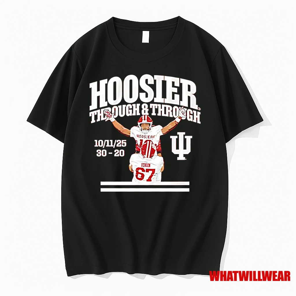 Indiana Hoosiers 30 20 Through And Through 2025 Shirts