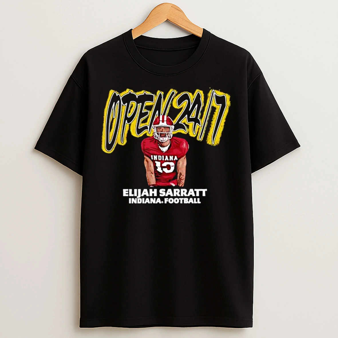 Indiana Hoosiers Gear Iu Football Elijah Sarratt Waffle House T Shirts