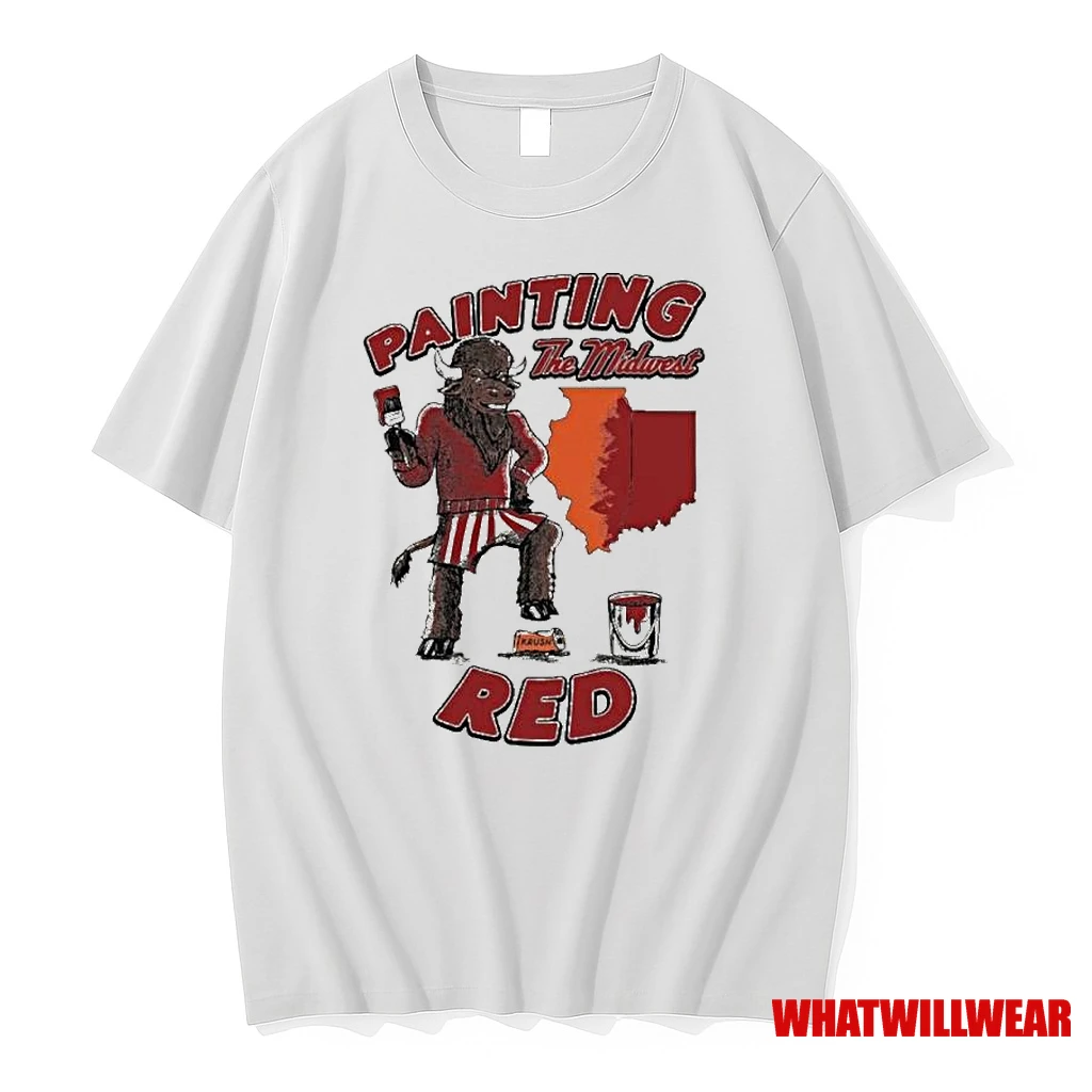 Indiana Hoosiers Painting The Midwest Beat Illinois Shirts
