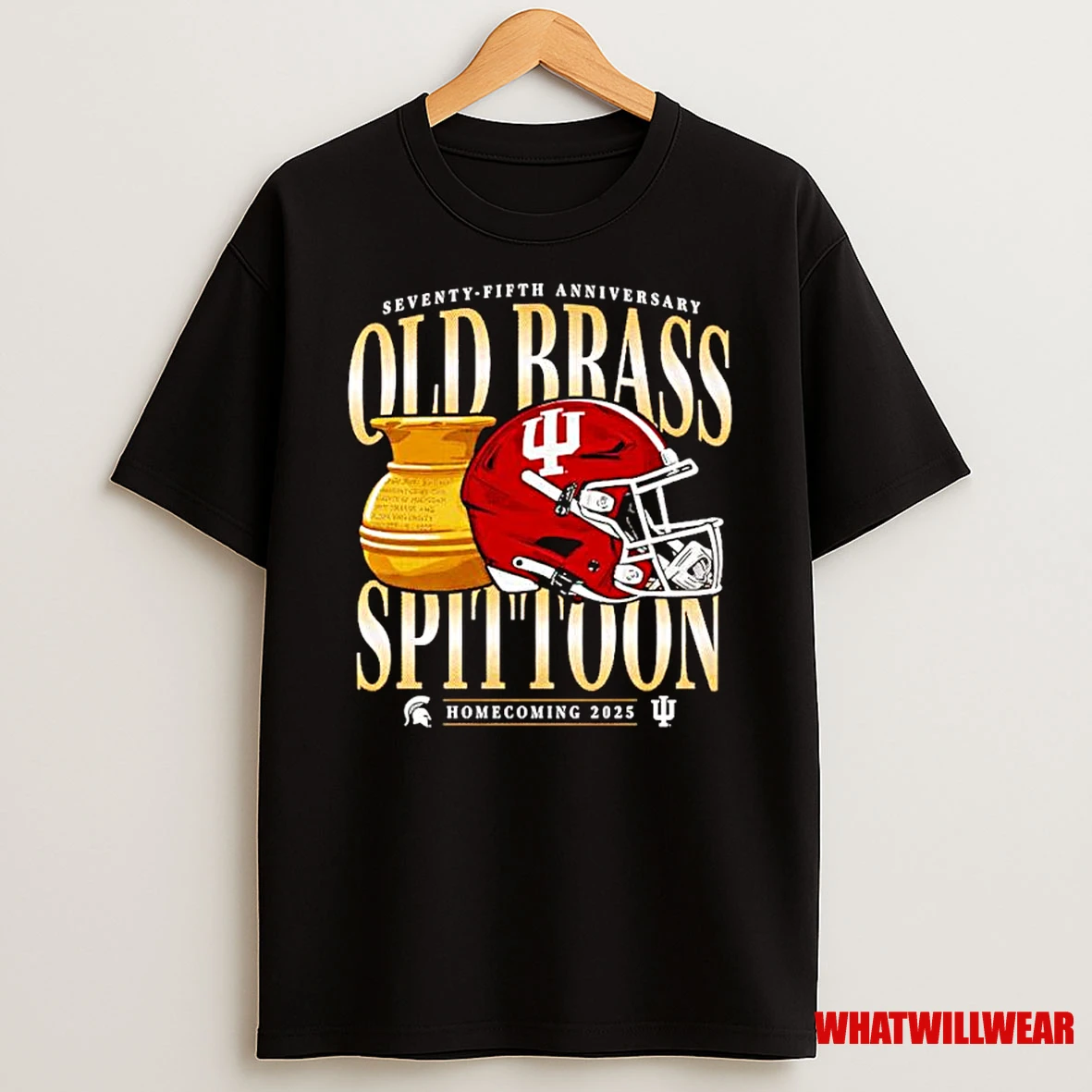 Indiana Hoosiers Seventy Fifth Anniversary Old Brass Spittoon Rivalry 2025 Ornaments Shirts