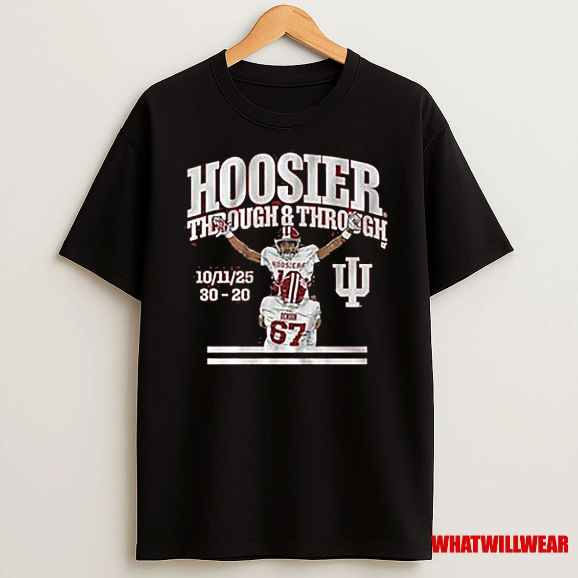 Indiana Hoosiers Through Through Score Shirts