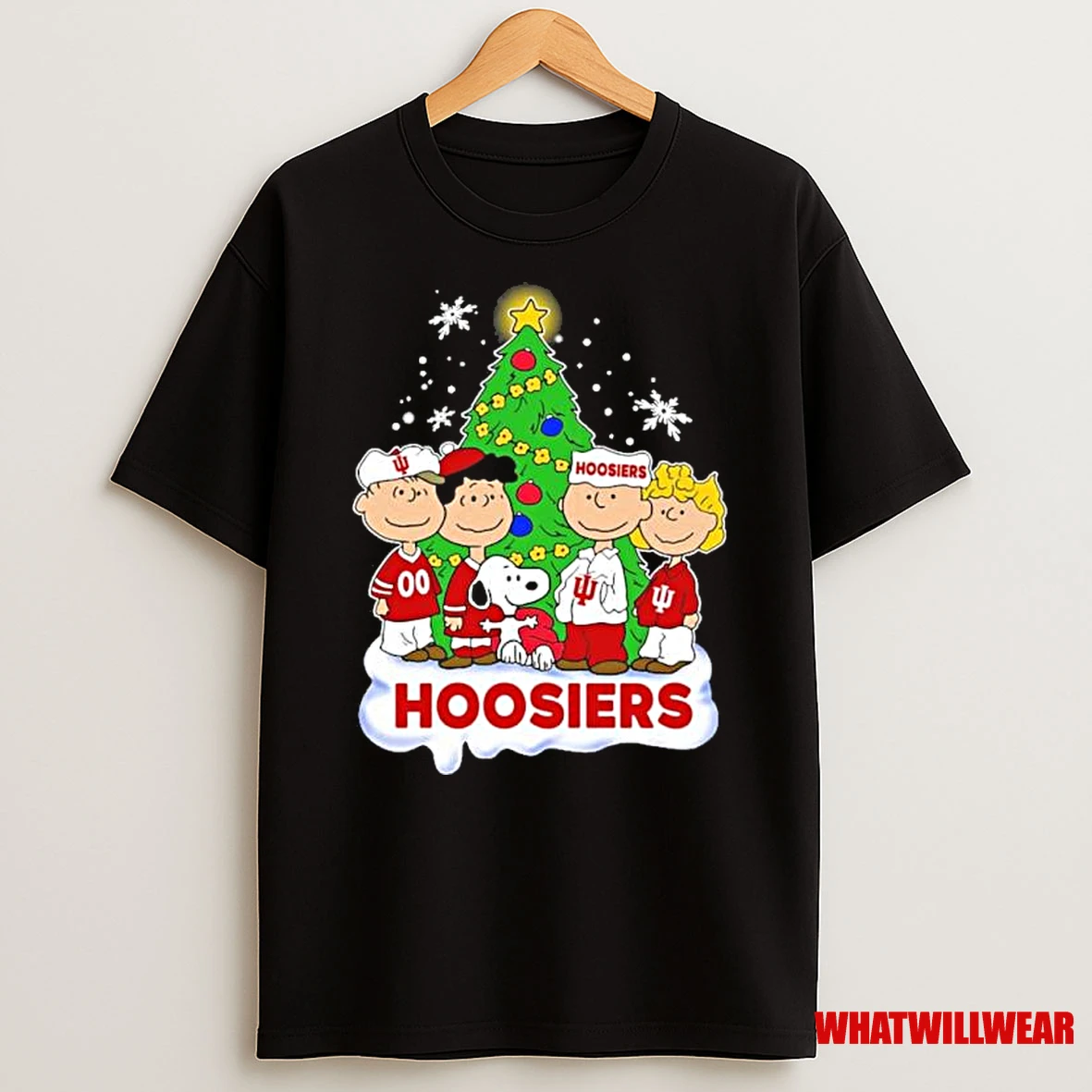 Indiana Hoosiers X The Peanuts Merry Christmas Shirts