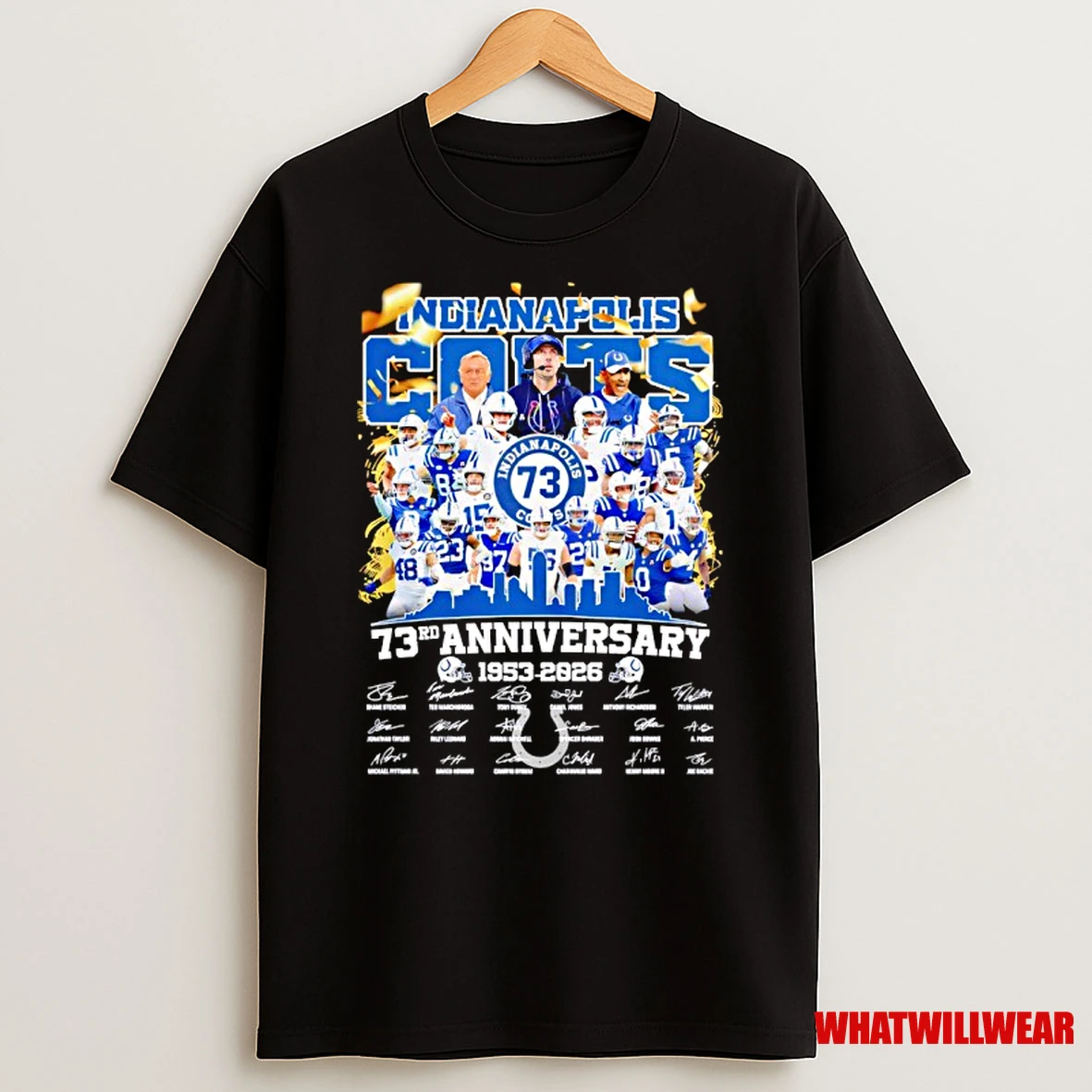 Indianapolis 73rd Anniversary 1053 2025 Signatures Shirts