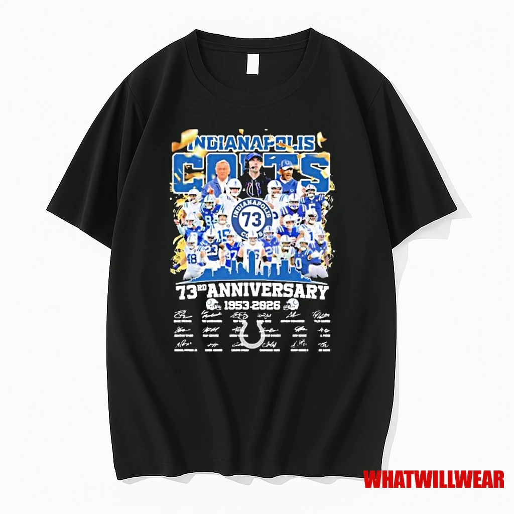 Indianapolis Colts 73rd Anniversary 1953 2026 Team Players Shirts