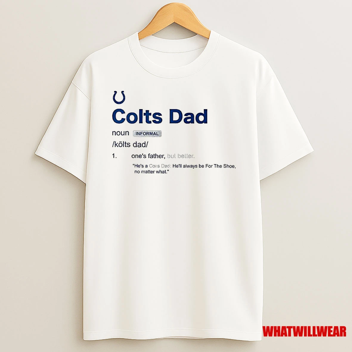 Indianapolis Colts Dad Definition Shirts