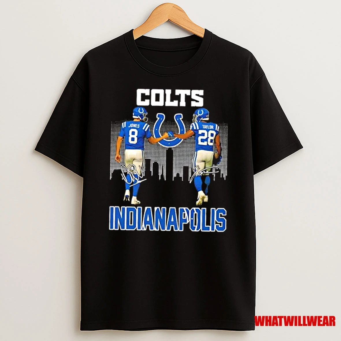 Indianapolis Colts Jones And Taylor Skyline Shirts