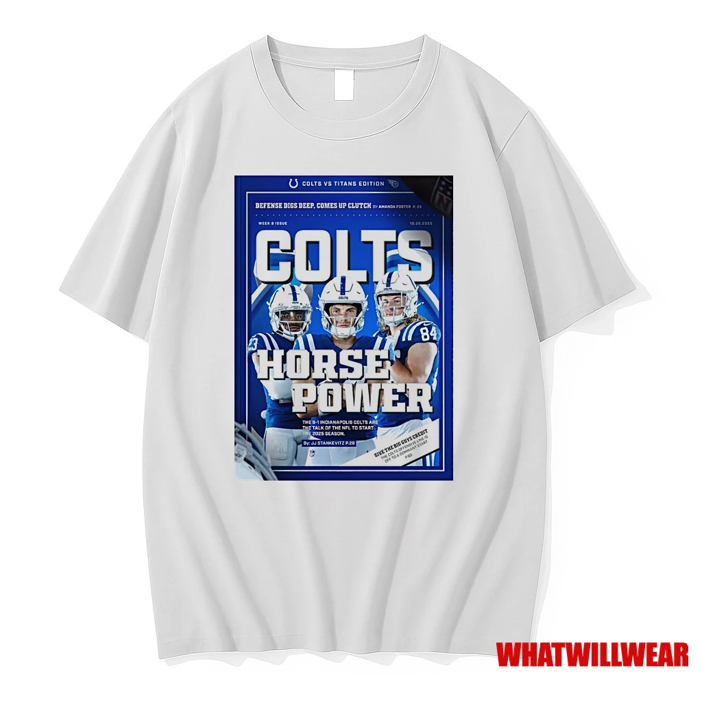 Indianapolis Colts Vs Tennessee Titans Horse Power Week 8 10 26 2025 Shirts
