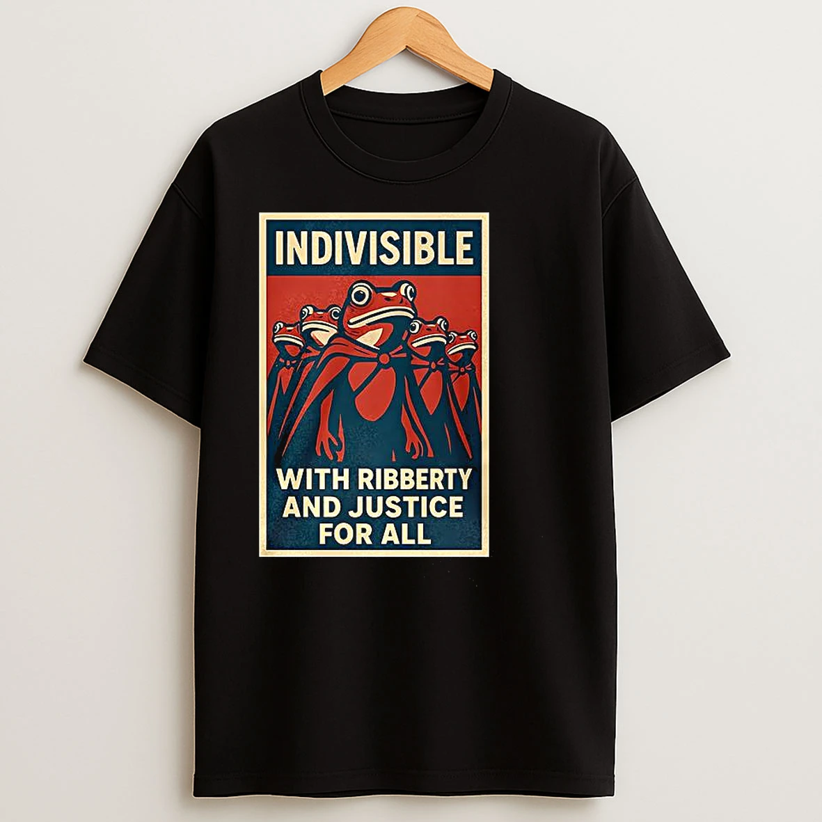 Indivisible With Ribberty And Justice For All T Shirts