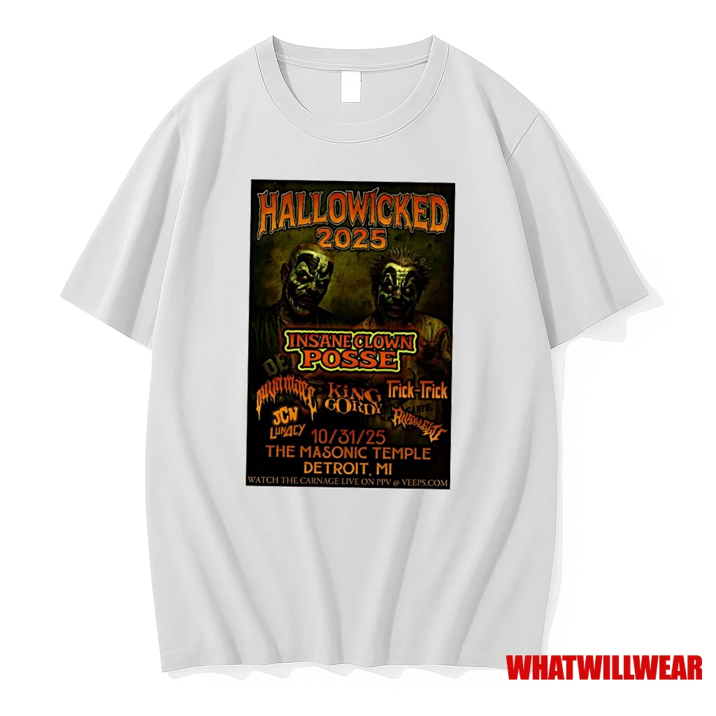 Insane Clown Posse Fall Tour 2025 Detroit Michigan Shirts