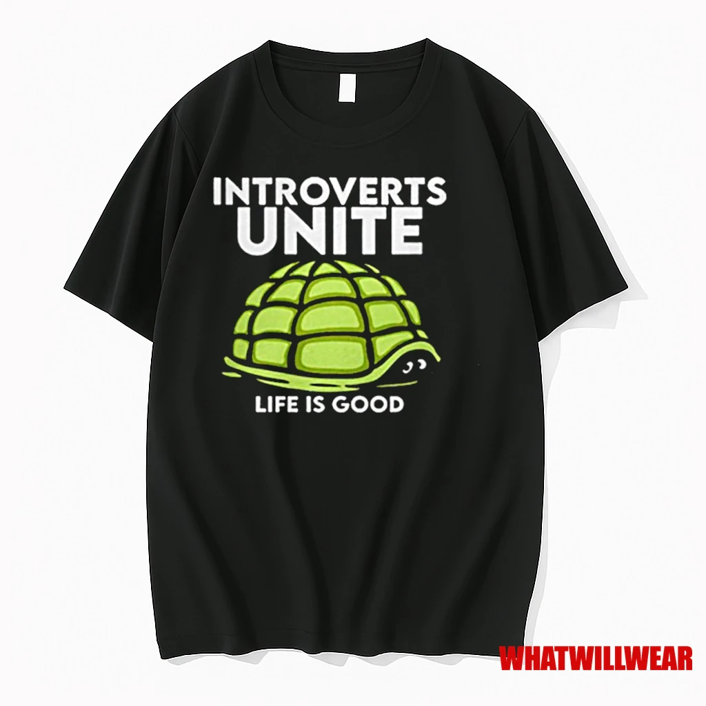 Introverts Unite Life Is Good Turtle Shirts