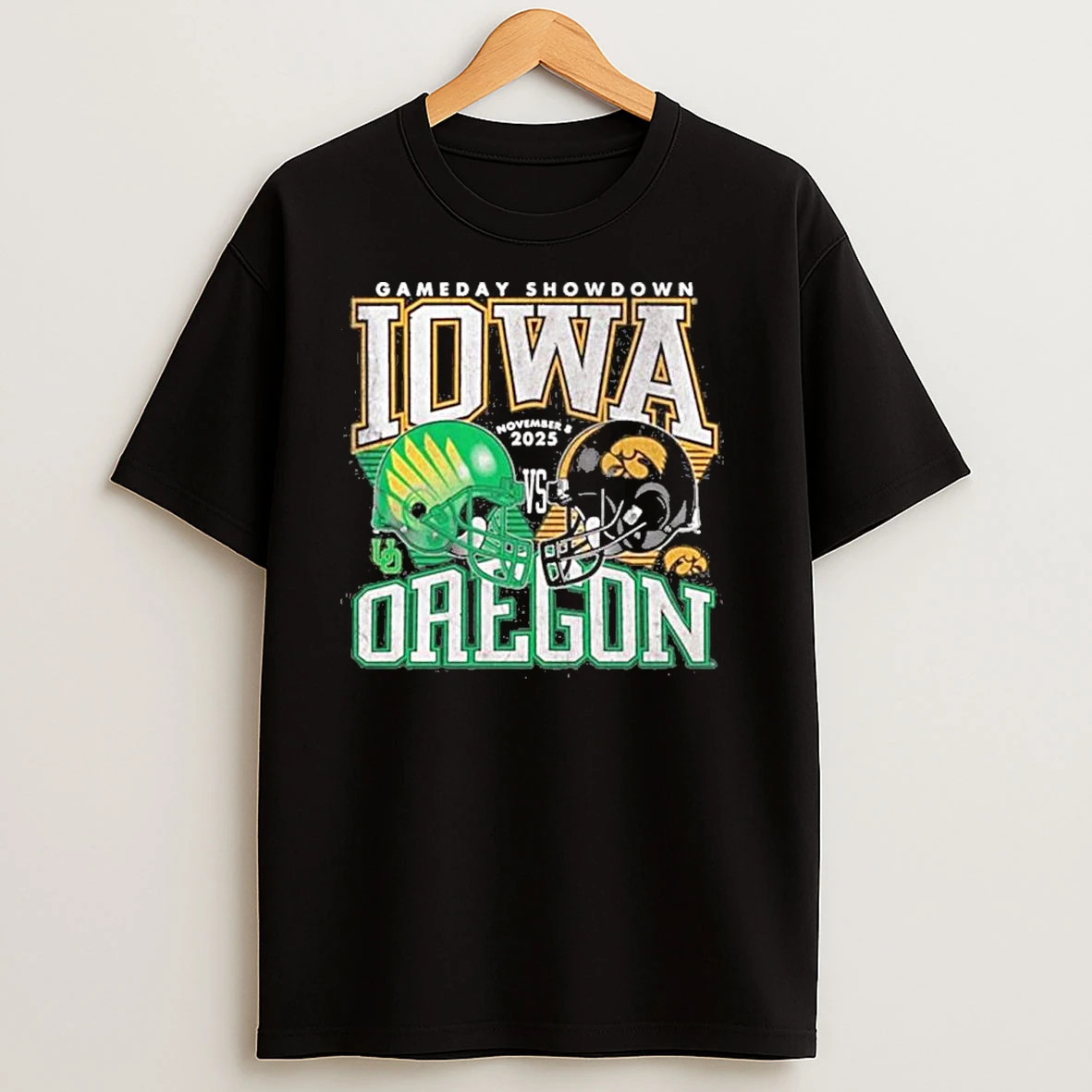 Iowa Hawkeyes Vs Oregon Ducks 2025 Gameday Showdown T Shirts