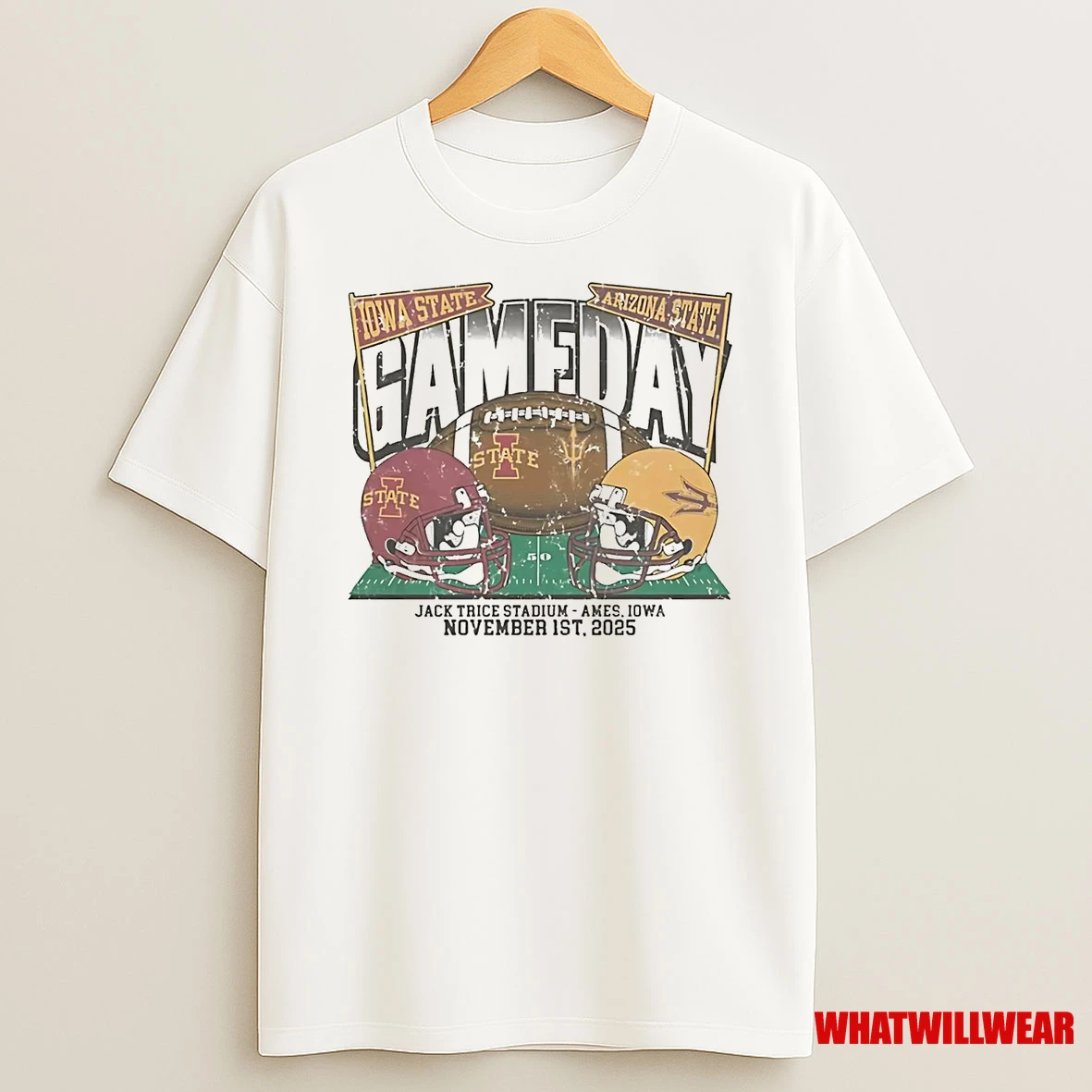 Iowa State Cyclones Vs Arizona State Sun Devils November 2025 Gameday Shirts
