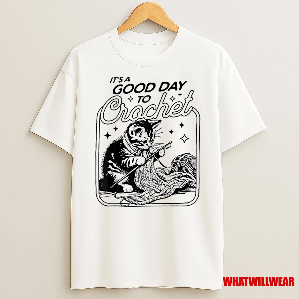 Its A Good Day To Crochet Girl Women Gift Raglan Shirts