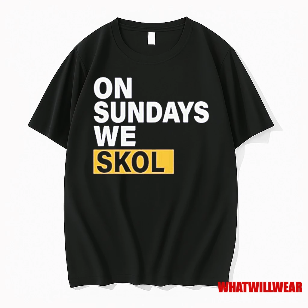 J J Mccarthy On Sundays We Skol Shirts