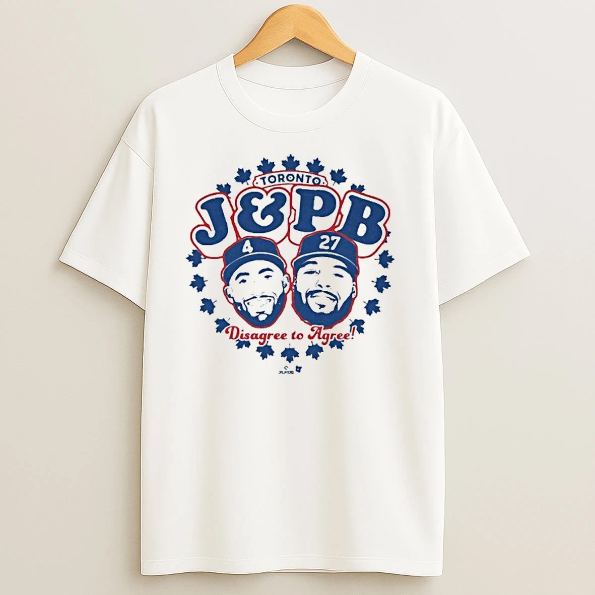 J Pb Disagree To Agree Vladimir Guerrero Jr George Springer T Shirts