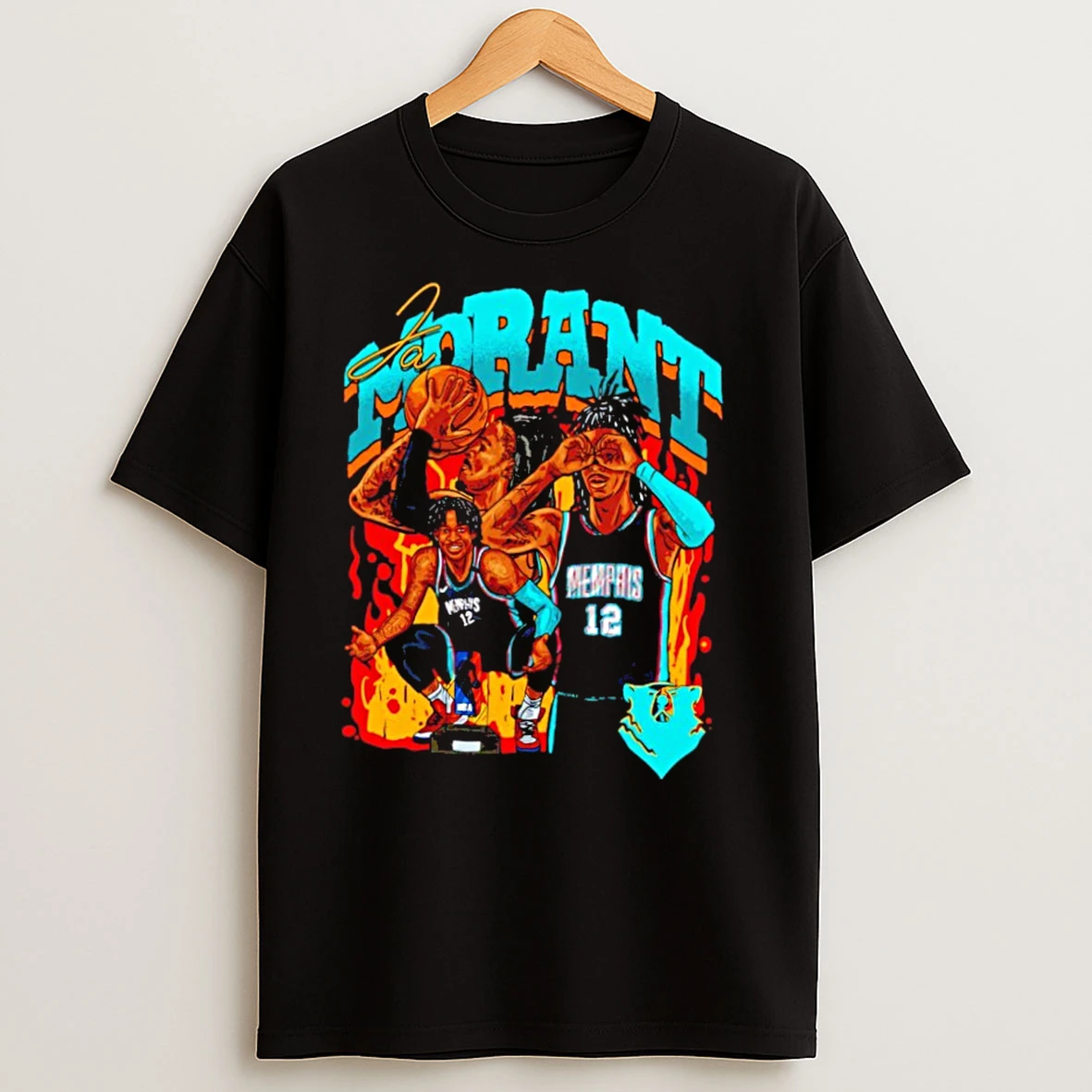 Ja Morant Memphis Grizzlies Superstar Nba Graphic T Shirts