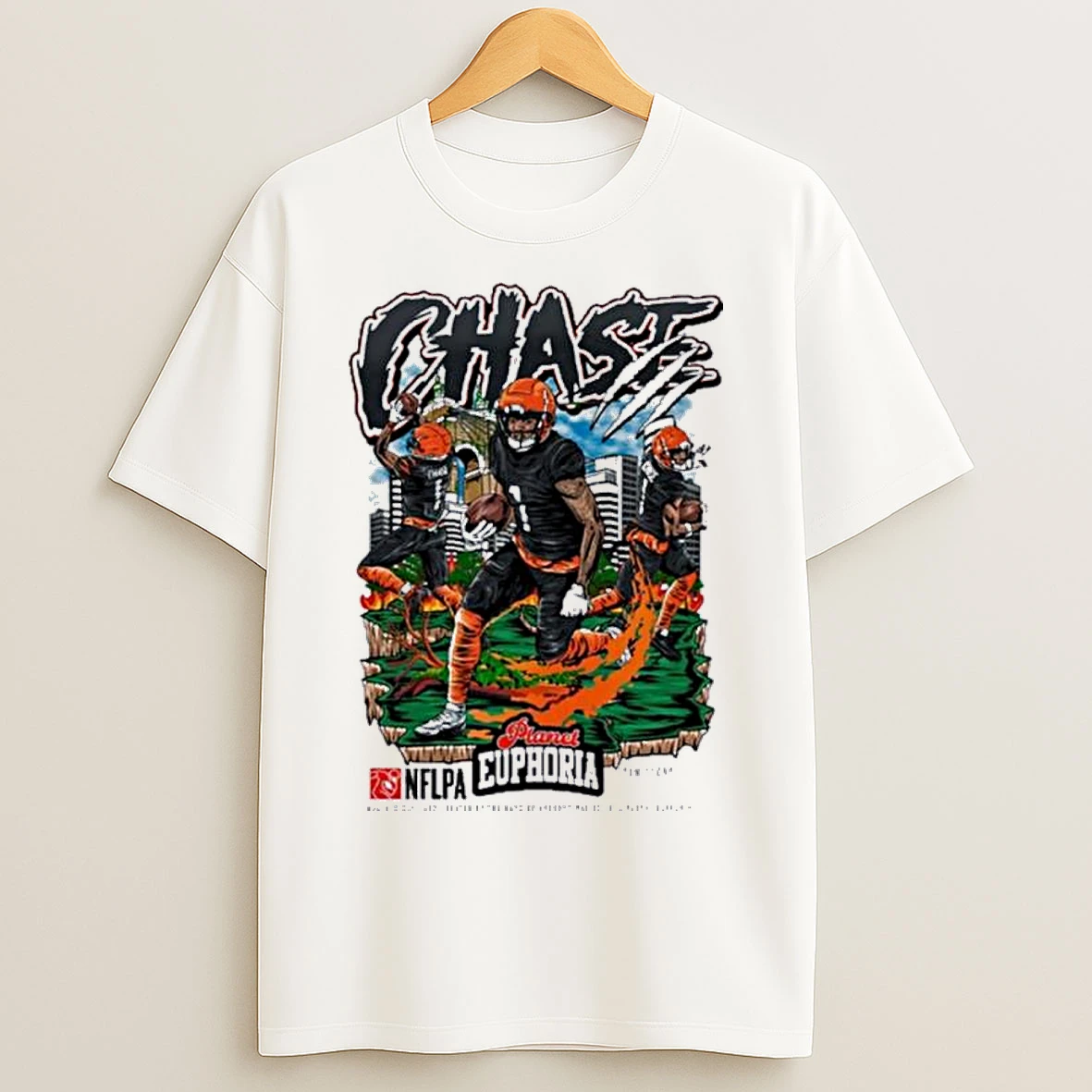 Jamarr Chase Cincinnati Bengals Nflpa T Shirts