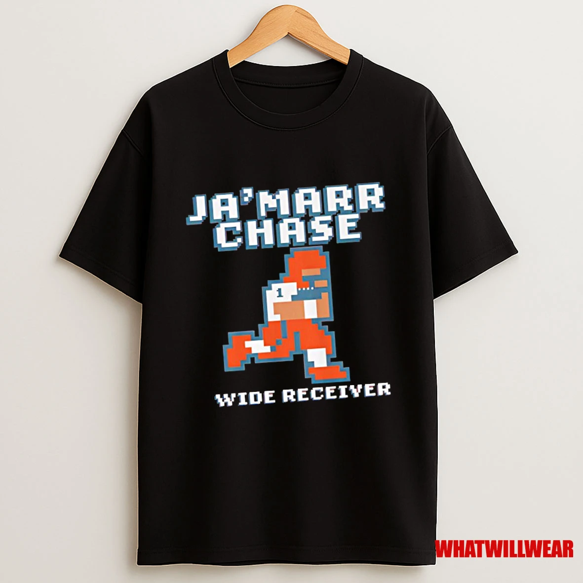 Jamarr Chase Wide Receiver Retro Baller Shirts