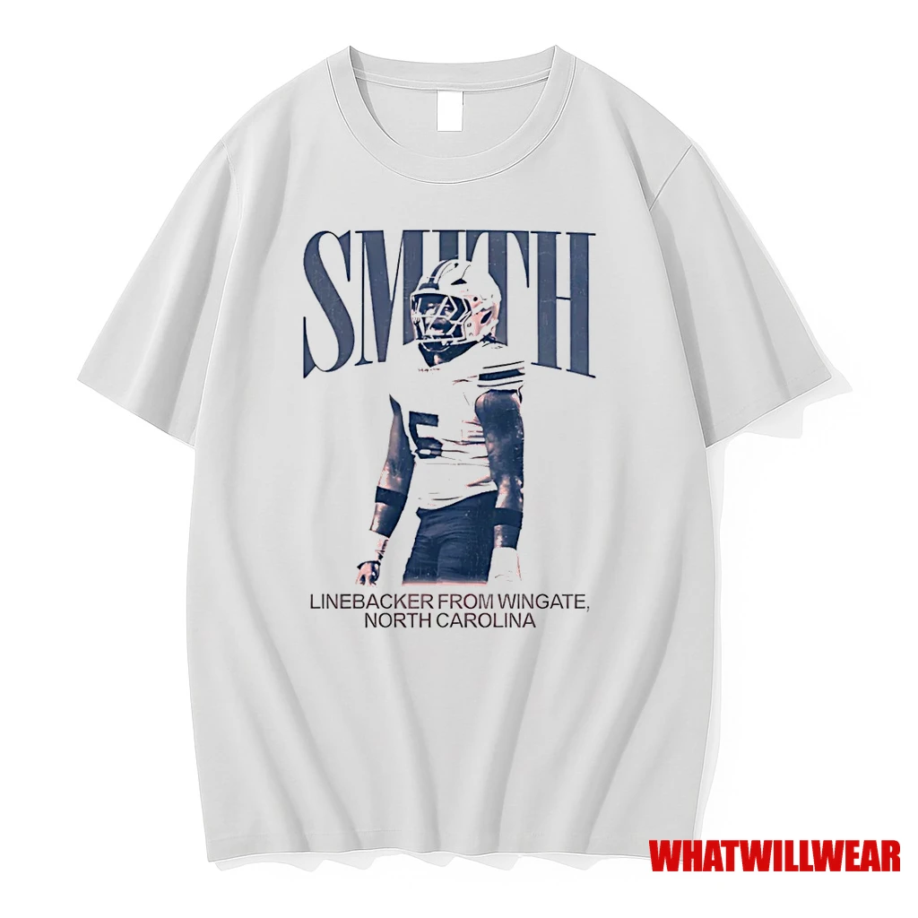 Jaquavion Smith Linebacker From Wingate North Carolina Vintage Shirts