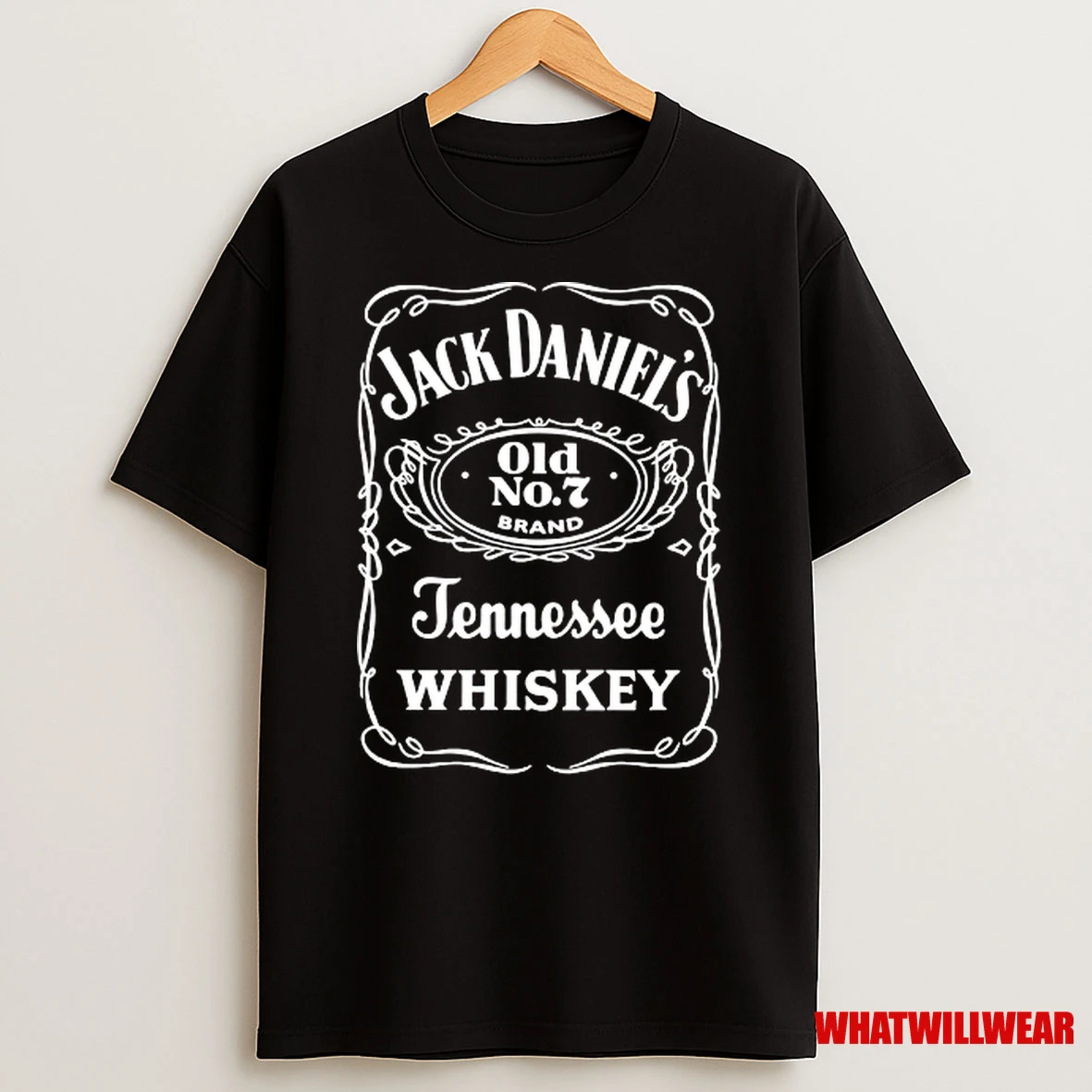 Jack Daniels Tennessee Whiskey Old No 7 Band Shirts