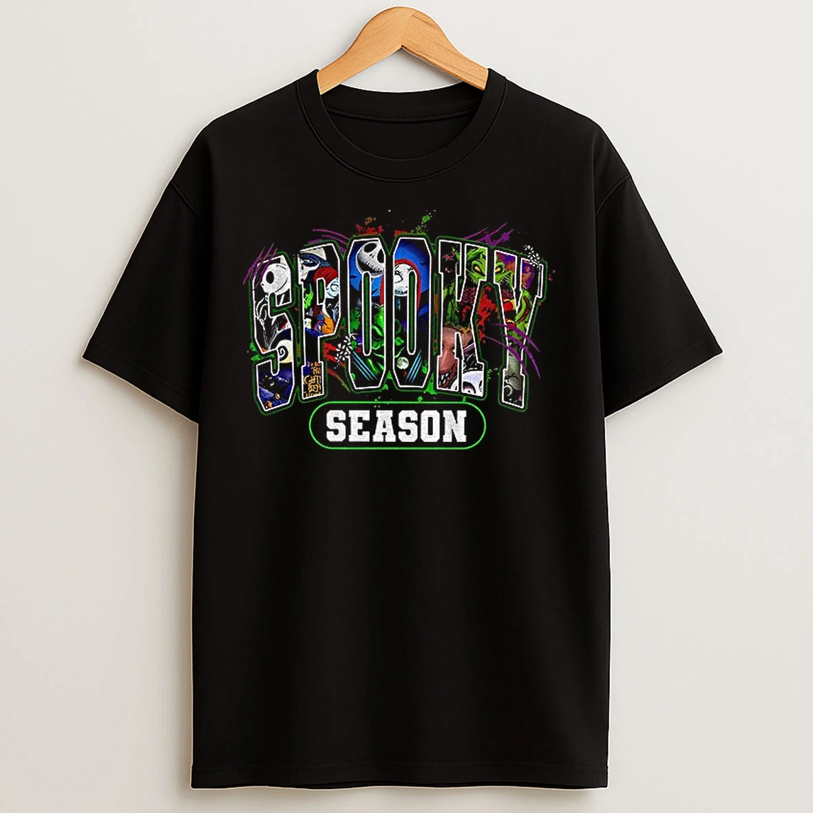 Jack Skellington The Nightmare Before Christmas Spooky Season 2025 T Shirts
