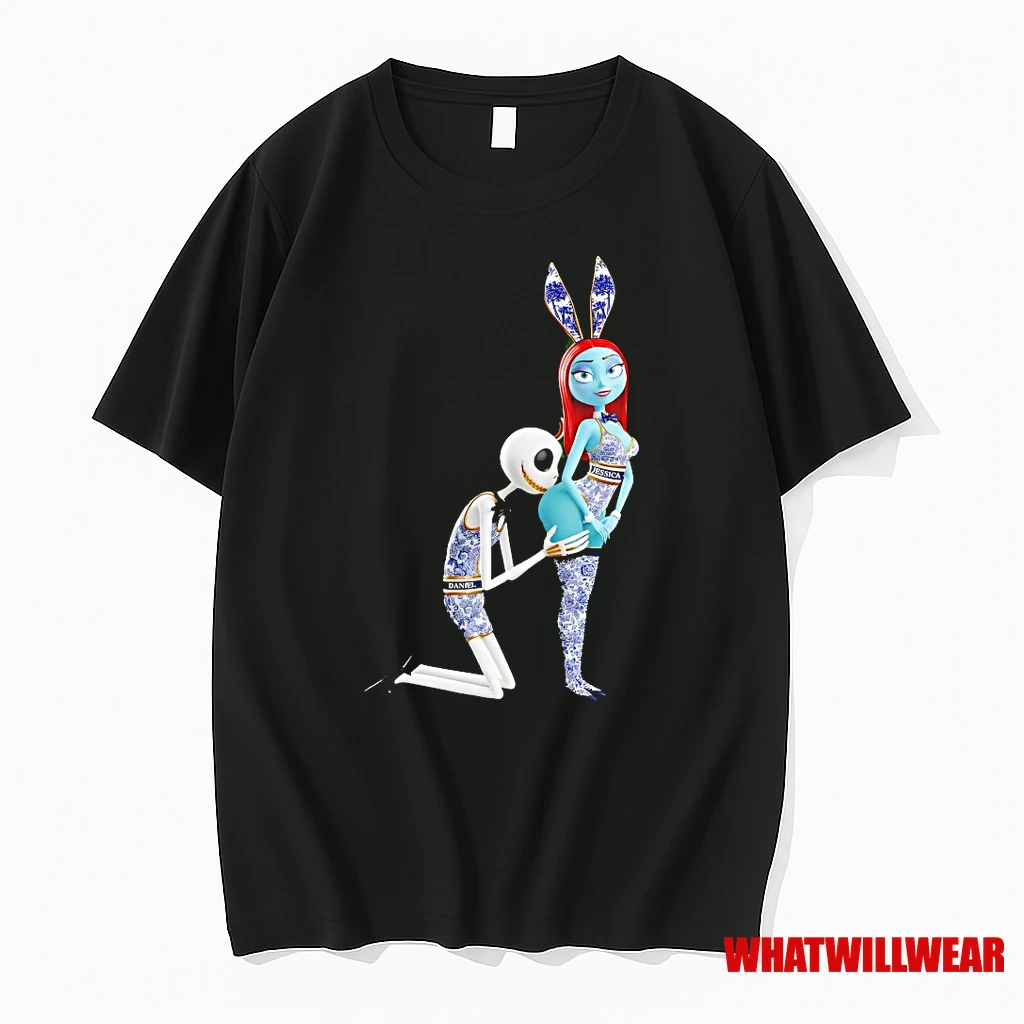 Jack Skellington And Sally The Nightmare Before Christmas Couple Christmas Shirts