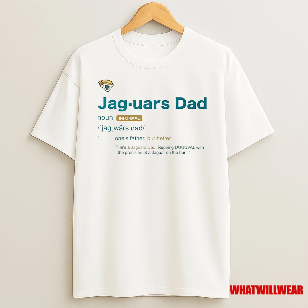 Jacksonville Jaguars Dad Definition Meaning Shirts