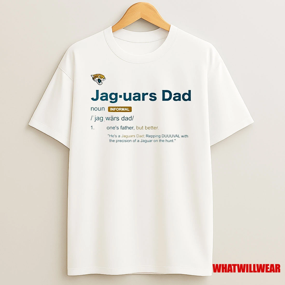 Jacksonville Jaguars Dad Definition Ornaments Shirts