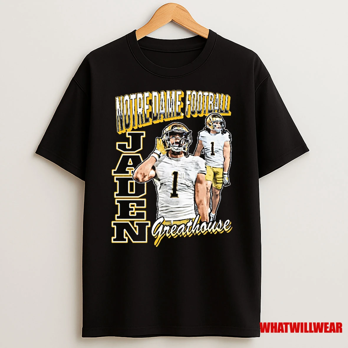 Jaden Greathouse 90s Notre Dame Fighting Irish Football Ncaa 2025 Shirts