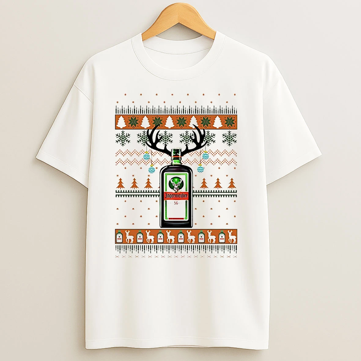 Jagermeister Deer Christmas T Shirts