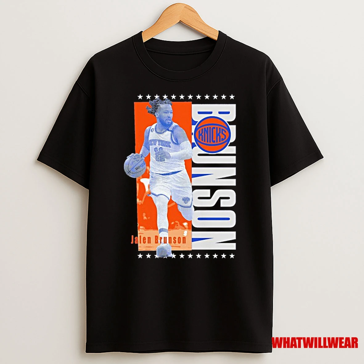 Jalen Brunson New York Knicks Outerstuff Answer Shirts