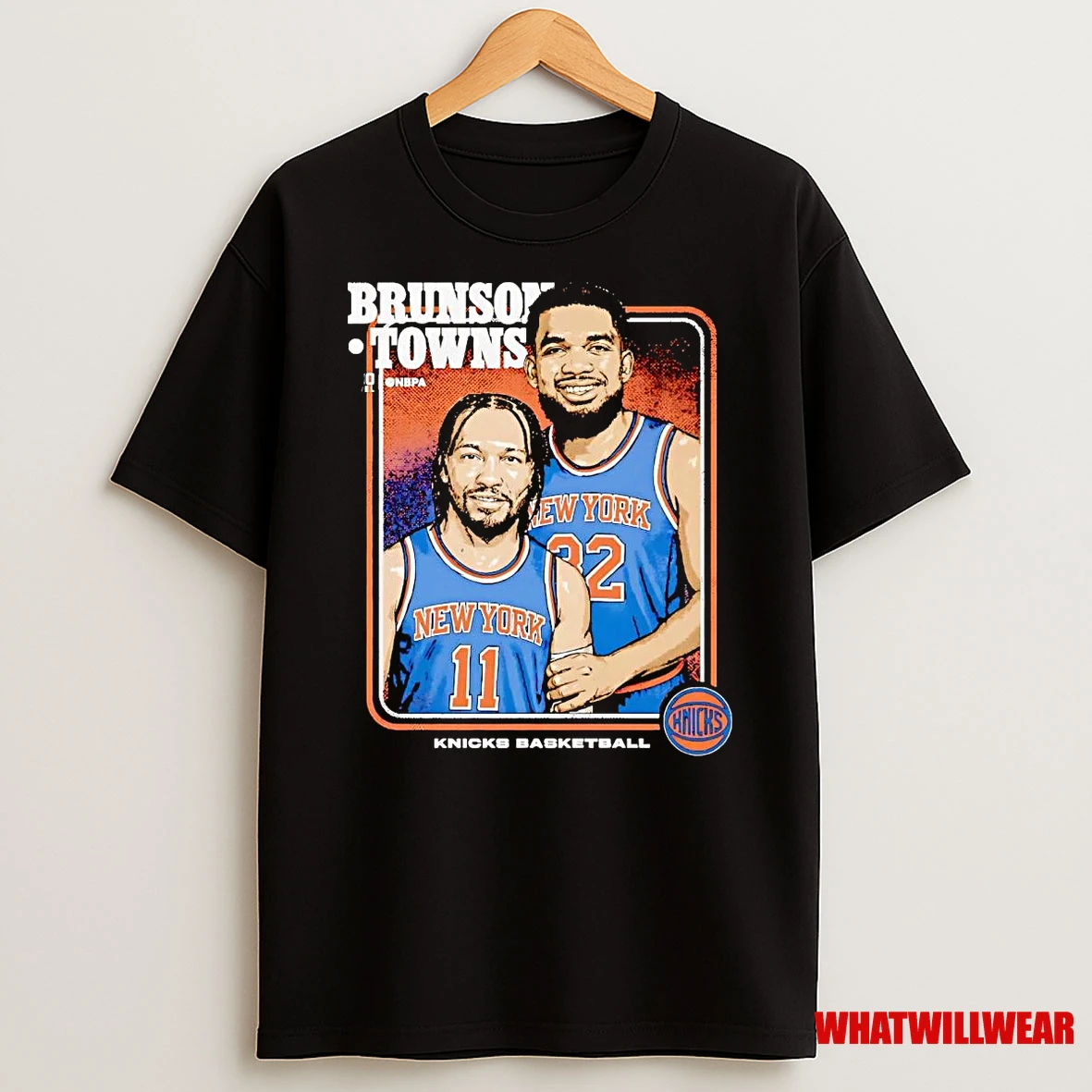Jalen Brunson And Karl Anthony Towns Step Brothers Shirts