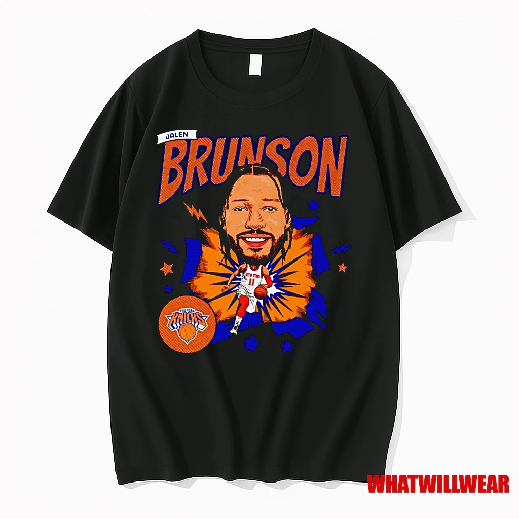 Jalen Brunson Big Head Caricature Knicks Shirts