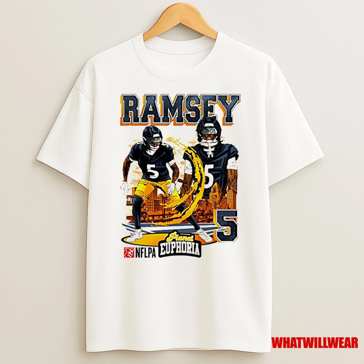 Jalen Ramsey 5 Pittsburgh Steelers Football Cornerback Comic Shirts