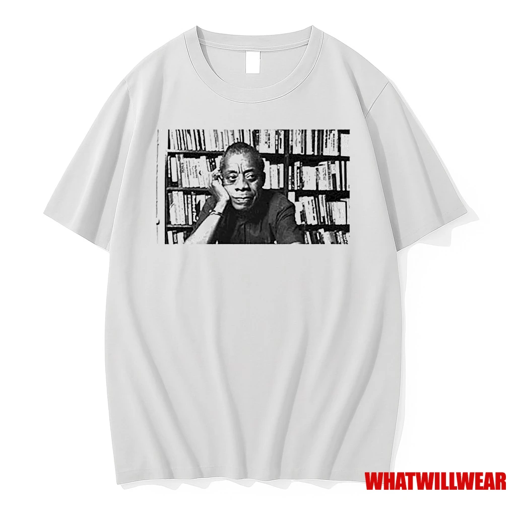 James Baldwin Library Portrait Shirts