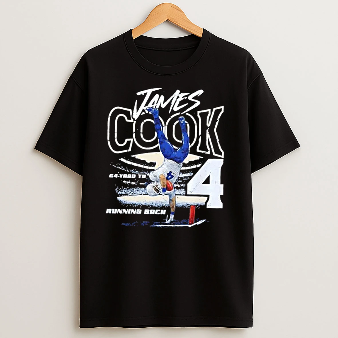 James Cook Buffalo Bills 64 Yd Td Running Back T Shirts