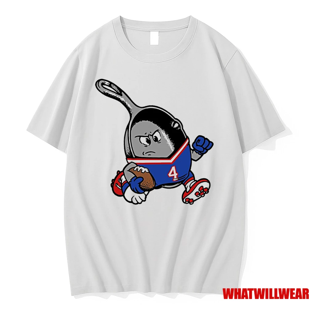 James Cook Buffalo Bills Nfl Cast Iron Skillet Cartoon Shirts