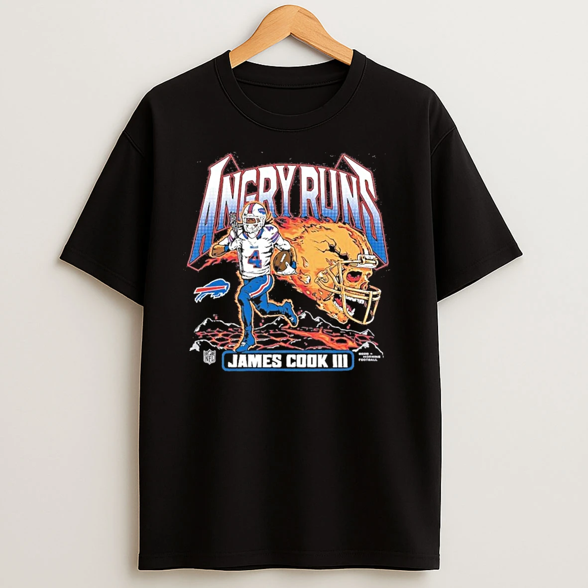 James Cook Iii Buffalo Bills Angry Runs Player T Shirts