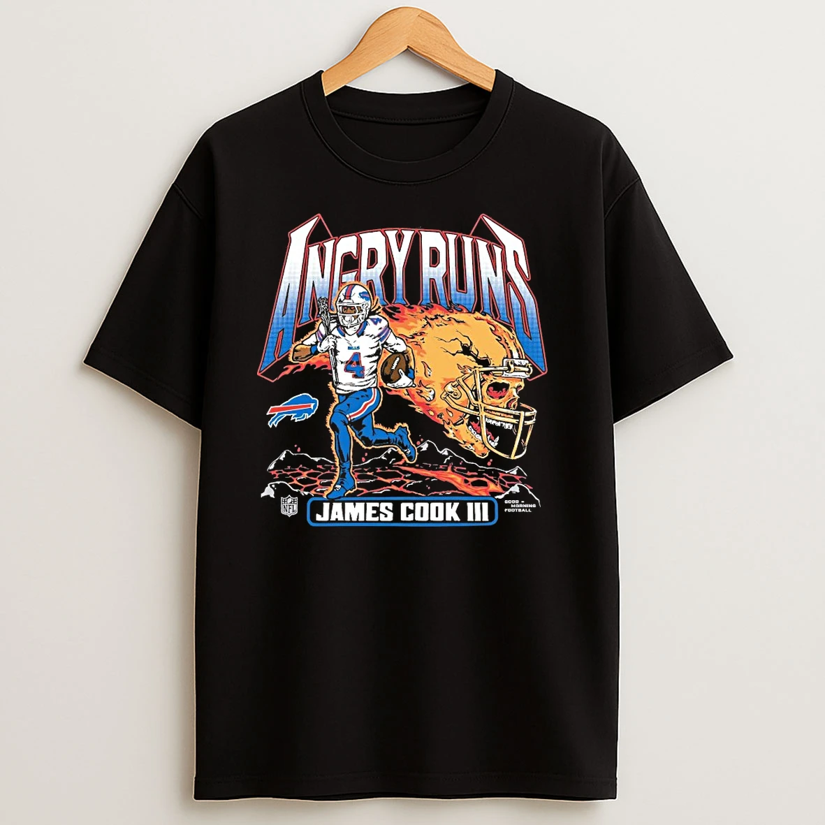 James Cook Iii Buffalo Bills Angry Runs T Shirts