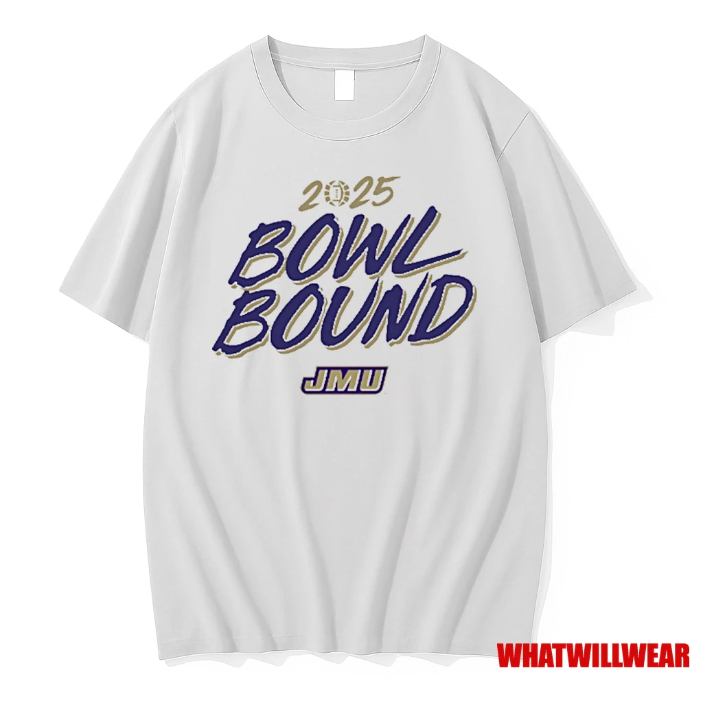 James Madison Dukes Football Ncaa 2025 Bowl Bound Season Shirts