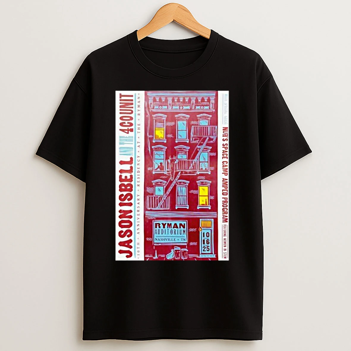 Jason Isbell And The 400 Unit 10 16 2025 Nashville Tn T Shirts