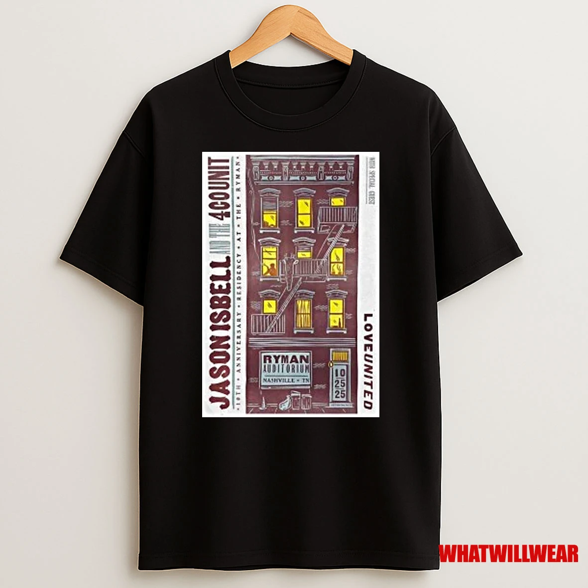 Jason Isbell And The 400 Unit 10 25 2025 Nashville Tn Shirts