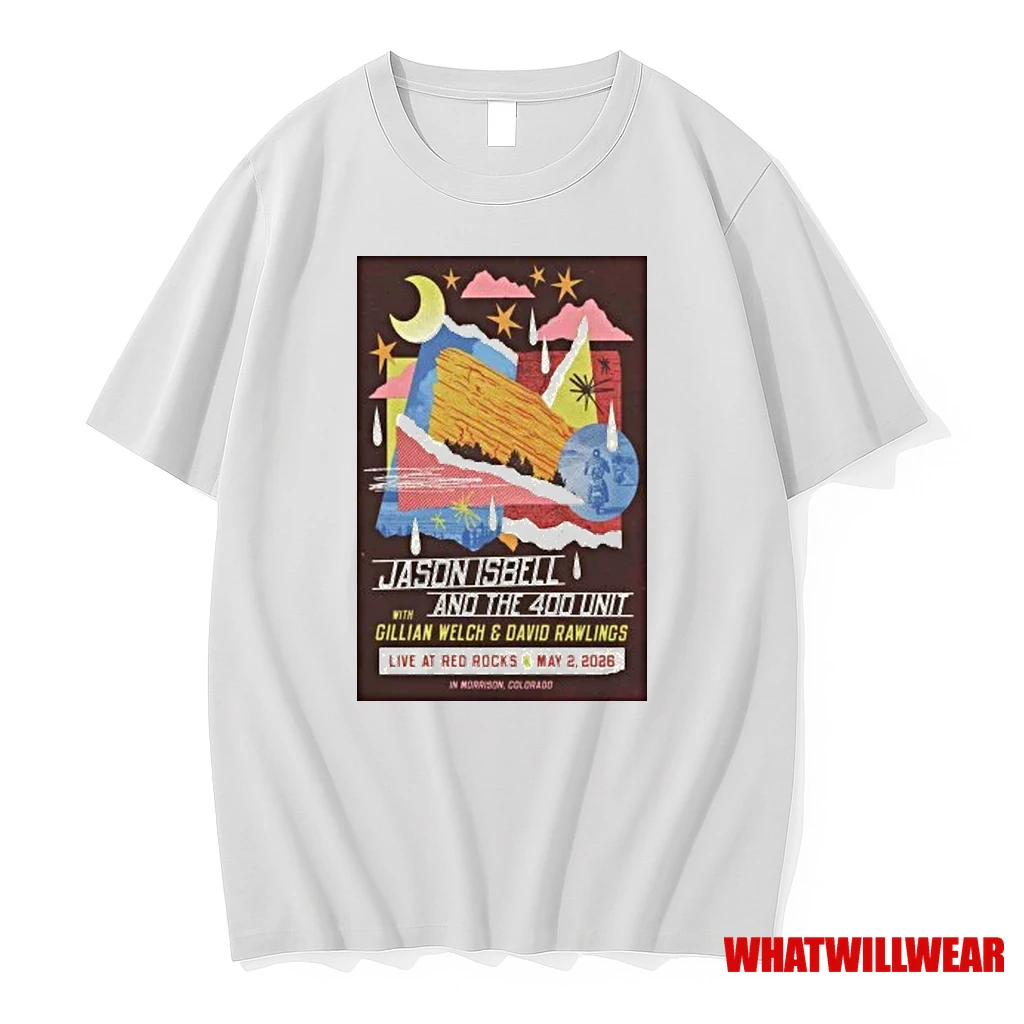 Jason Isbell And The 400 Unit Red Rocks Amphitheatre May 2 2026 Shirts