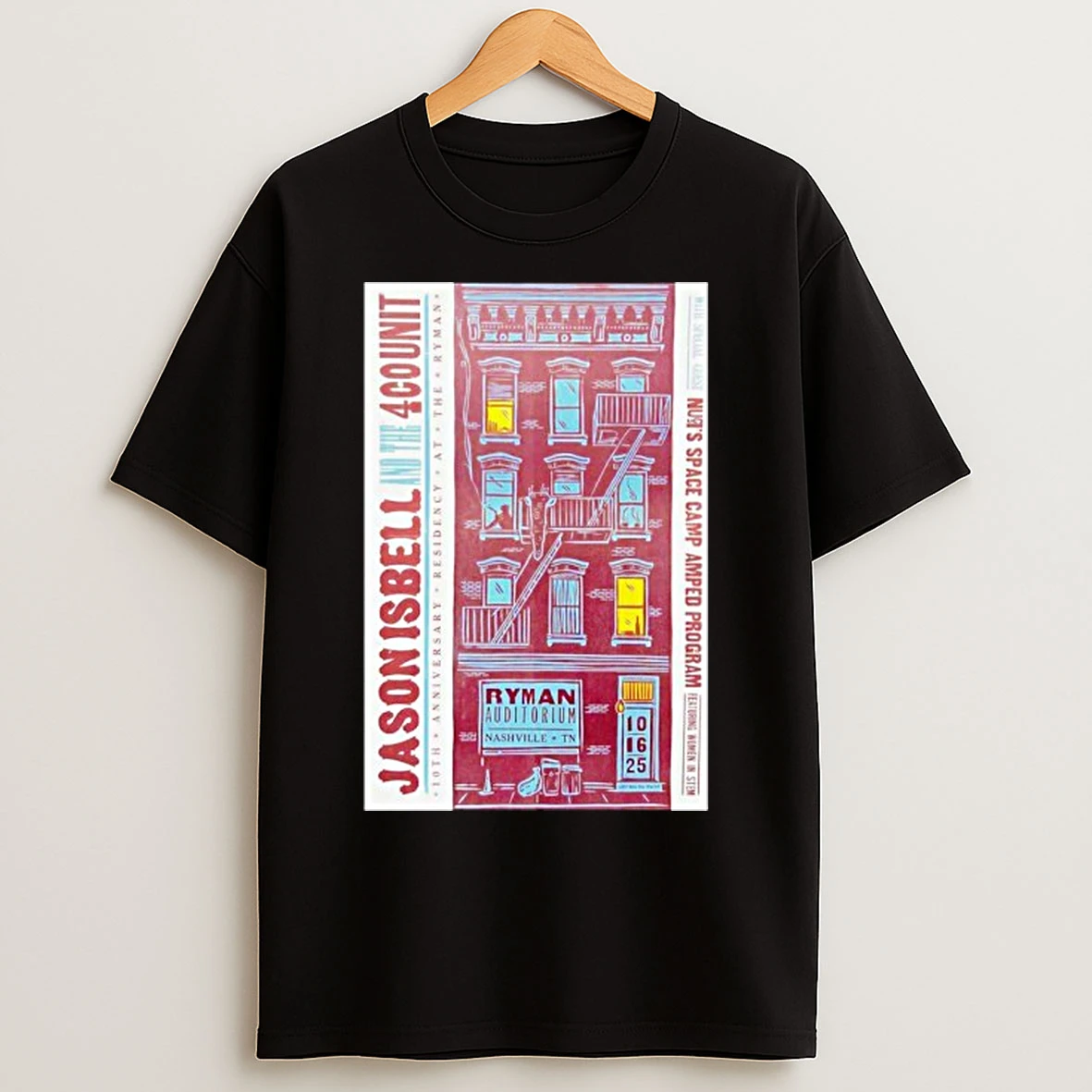 Jason Isbell Event Ryman Auditorium October 16 2025 T Shirts